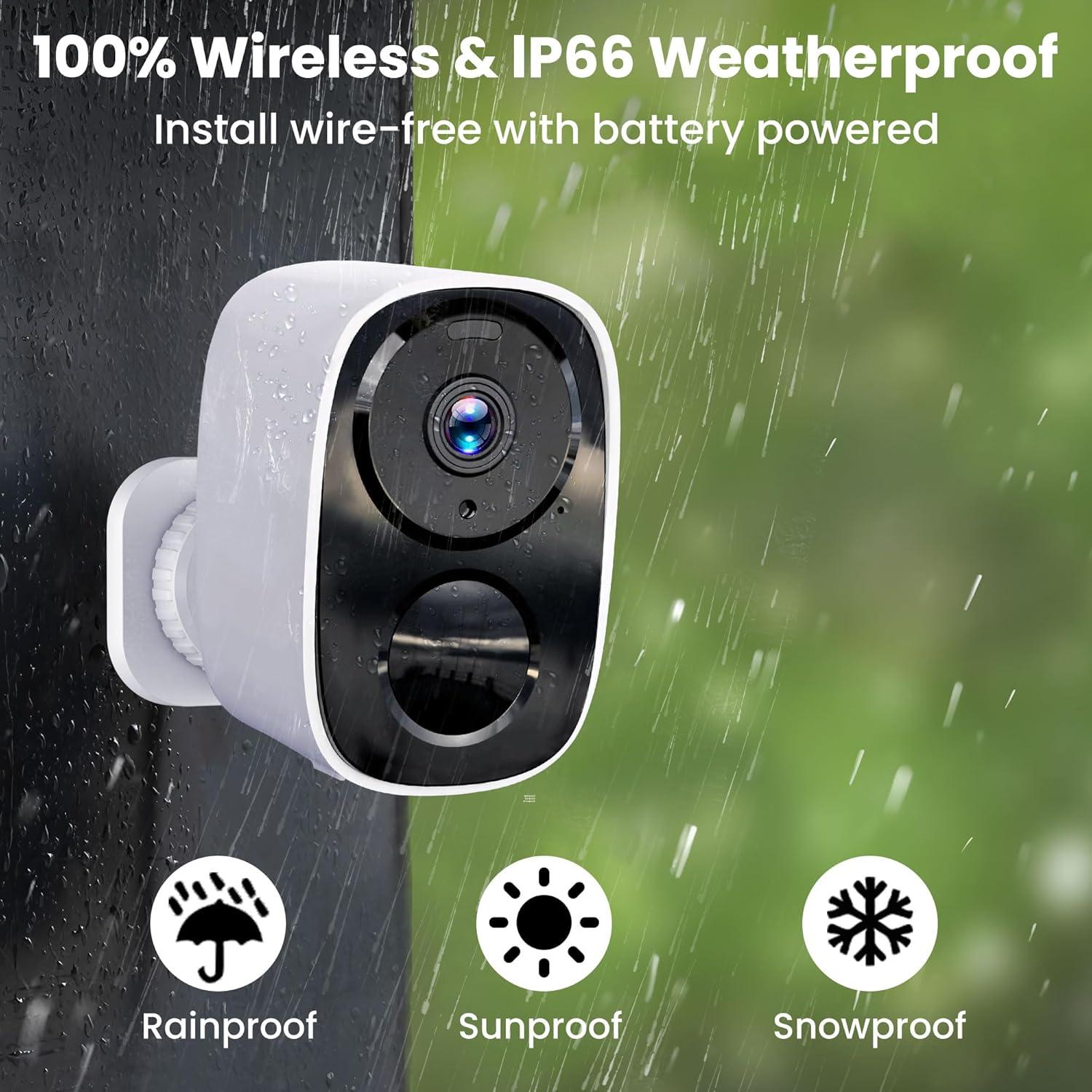 Best Home Security Cameras – 2026 Upgraded 2K Wireless Outdoor, Free Cloud Storage Review